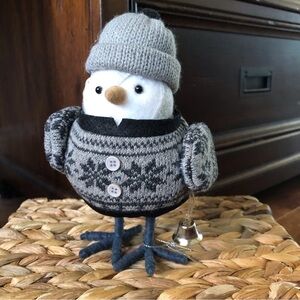 Target Black & White Christmas felt bird: Varma (Large) 2022